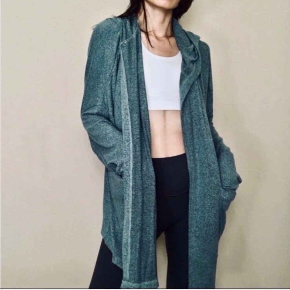 NWT Young Fabulous & Broken Oversized Hooded Open Cardigan Size M - Picture 2 of 9
